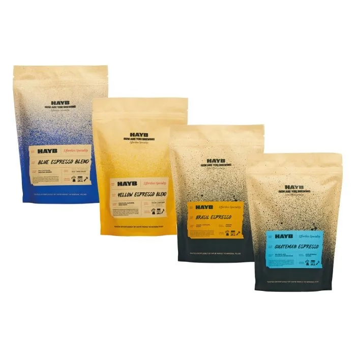 Набор кофе в зернах HAYB Espresso Starter Pack 4х250 г