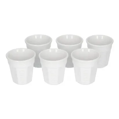 Набор чашек для эспрессо Bialetti Bicchierini, 6 штук, белые