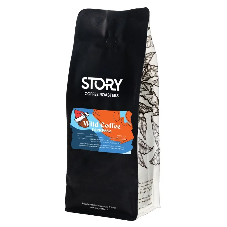 Кофе в зёрнах Story Wild Coffee Espresso, бразильская арабика, 1 кг