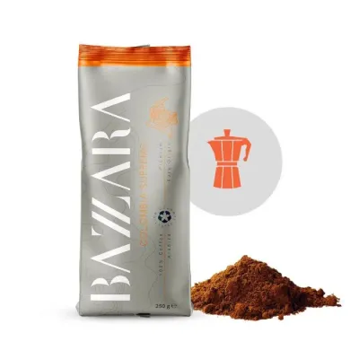 Кофе молотый Bazzara Espresso Colombia Supremo Moka 250г