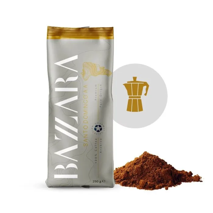 Кофе молотый Bazzara Espresso Santo Domingo Washed AA Moka 250г