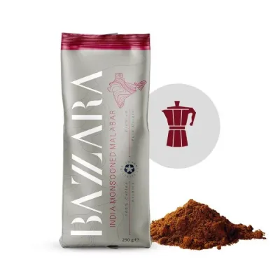 Кофе молотый Bazzara Espresso India Monsooned Malabar Moka 250г