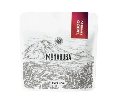 Кофе в зёрнах Rwanda Muhabura Taboo Espresso, арабика и робуста, 400 г