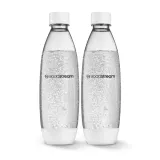 Бутылки для воды SodaStream Fuse 1 л белые, набор из 2 шт — фото 1