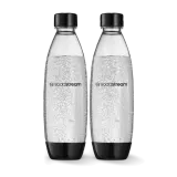 Бутылки для воды SodaStream Fuse 1 л, чёрные, 2 шт. — фото 1
