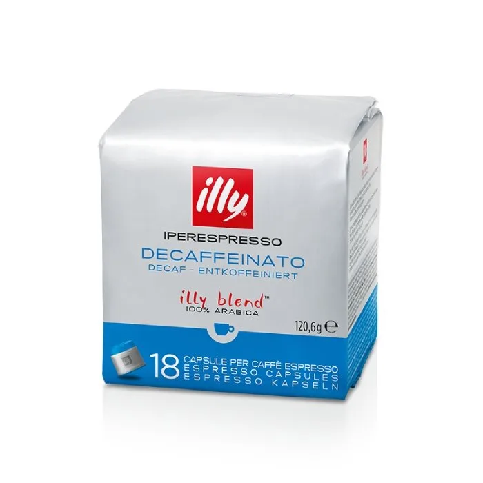 Кофе в капсулах illy Iperespresso Decaffeinato без кофеина, 18 шт.