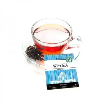 Чёрный чай Veertea Assam в пакетиках, 100 шт по 2 г
