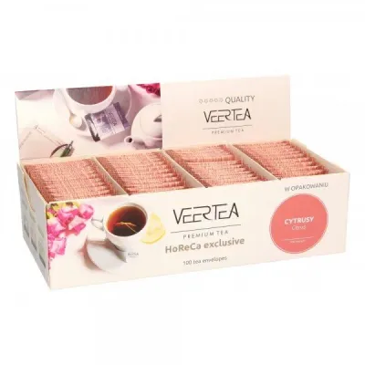 Фруктовый чай Veertea Citrus в пакетиках, 100 шт по 2 г