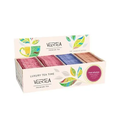 Коллекция фруктовых чаёв Veertea, 100 пакетиков