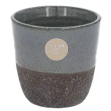 Керамическая кружка Pot Pot Carbon металлик 200 мл — фото 1