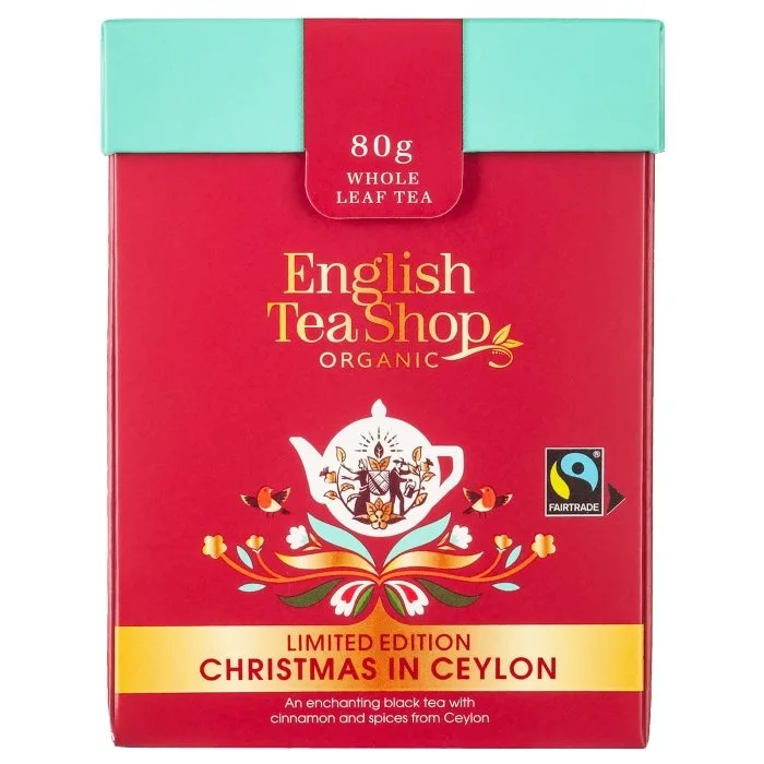 Рассыпной чёрный чай English Tea Shop Christmas in Ceylon с пряностями 80 г