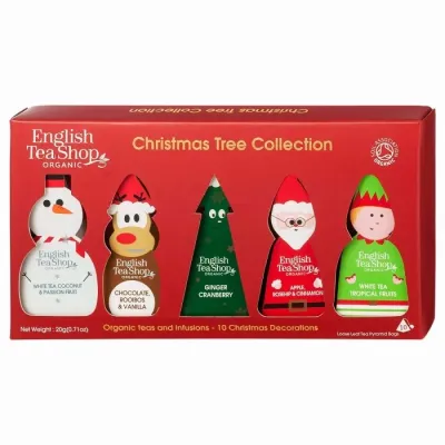 Новогодний набор чая English Tea Shop Prism Christmas Characters, 10 пирамидок по 2 г