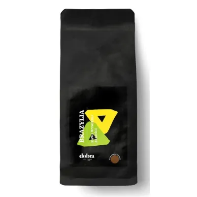 Кофе в зернах Dobra Brazylia Espresso, бразильская арабика Single Origin, 1 кг