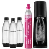 Сатуратор для газирования воды SodaStream Terra черный, комплект с 3 бутылками — фото 1