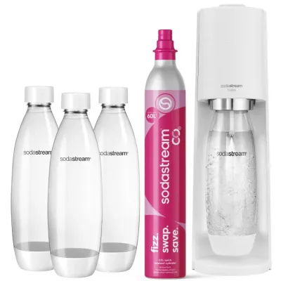 Сатуратор для газирования воды SodaStream Terra белый + 3 бутылки