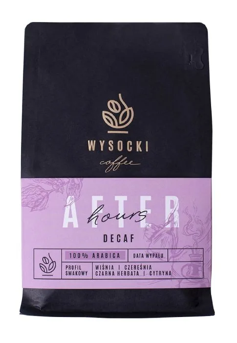 Кофе в зернах Wysocki Coffee After Hours Decaf без кофеина, 250 г