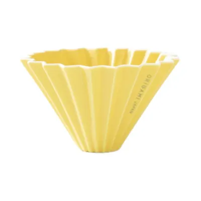 Керамический дриппер Origami Dripper S желтый