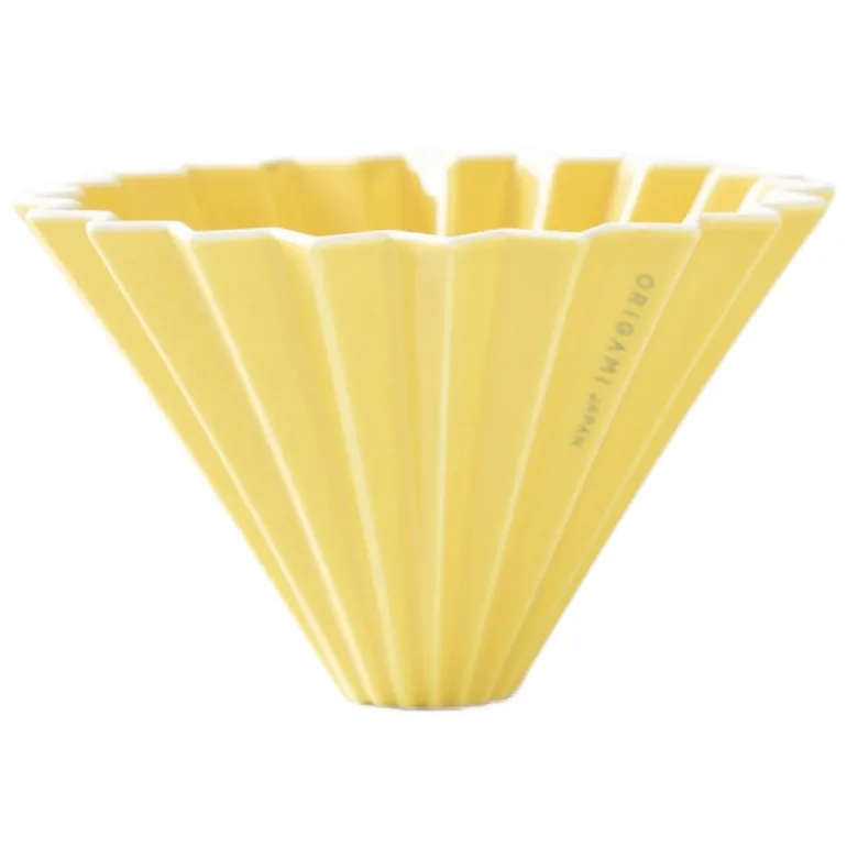 Керамический дриппер Origami Dripper M, желтый