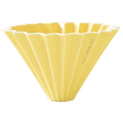 Керамический дриппер Origami Dripper M, желтый