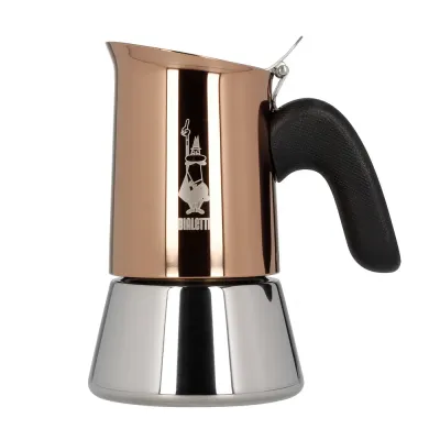 Кофеварка гейзерная Bialetti New Venus на 2 чашки, медная