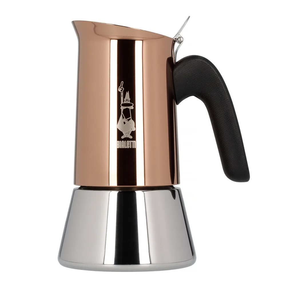 Гейзерная кофеварка Bialetti New Venus на 4 чашки медная