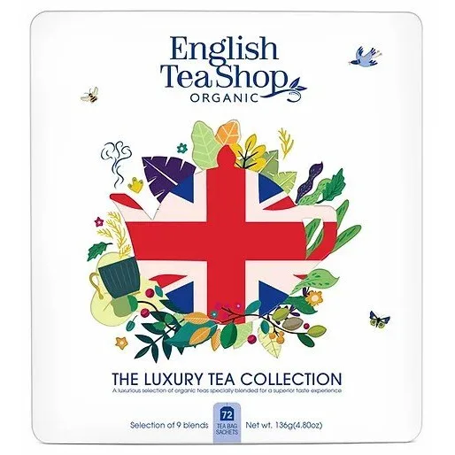Чай English Tea Shop Union Jack Tea Collection, набор 72 пакетика в жестяной банке