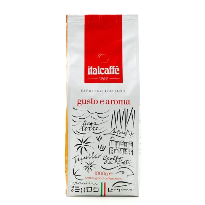 Кофе в зернах Italcaffe Espresso Italiano Gusto e Aroma, 1 кг