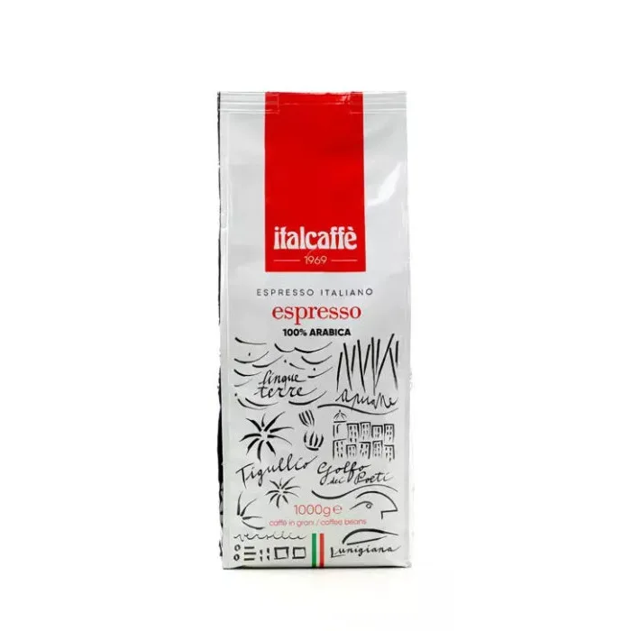 Кофе в зёрнах Italcaffe Espresso Italiano 100% Arabica 1 кг