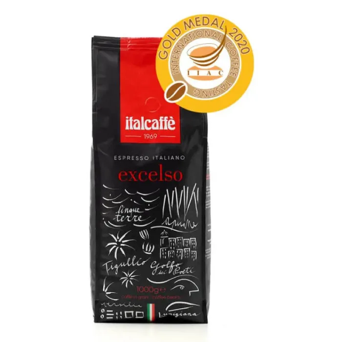 Кофе в зернах Italcaffe Espresso Italiano Excelso Bar, купаж для эспрессо, 1 кг