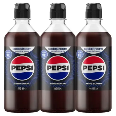 Набор сиропов SodaStream Pepsi Max, 3х440 мл