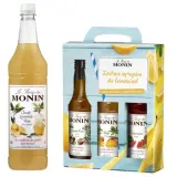 Набор сиропов Monin для лимонада манго, арбуз, маракуйя + база Cloudy Lemonade, 1750 мл — фото 1