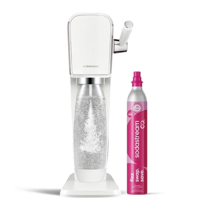Сатуратор для газирования воды SodaStream Art, белый, стартовый комплект