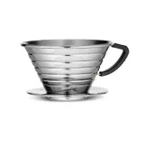 Дриппер Kalita Wave 185 стальной для пуровер кофе — фото 1