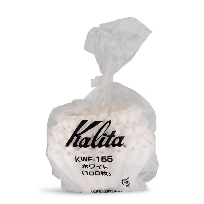 Бумажные фильтры для кофе Kalita Wave 155, 100 шт