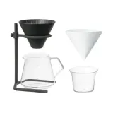 Станция для заваривания кофе Kinto Slow Coffee Style на 4 чашки, черная — фото 1