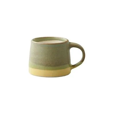 Кружка для кофе Kinto Slow Coffee Style 110 мл, зелено-желтая