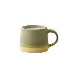 Кружка для кофе Kinto Slow Coffee Style 110 мл, зелено-желтая — фото 1