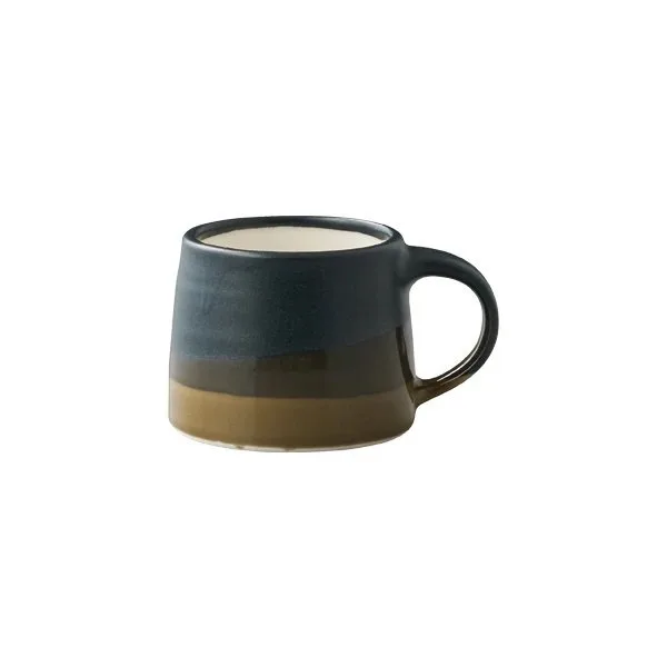 Кружка для кофе Kinto Slow Coffee Style 110 мл, черно-коричневая