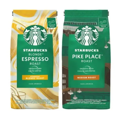 Набор кофе в зернах STARBUCKS Blonde Roast Espresso 450г + Pike Place Roast 450г
