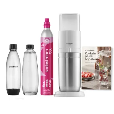 Сатуратор для газирования воды SodaStream Duo, белый с книгой рецептов