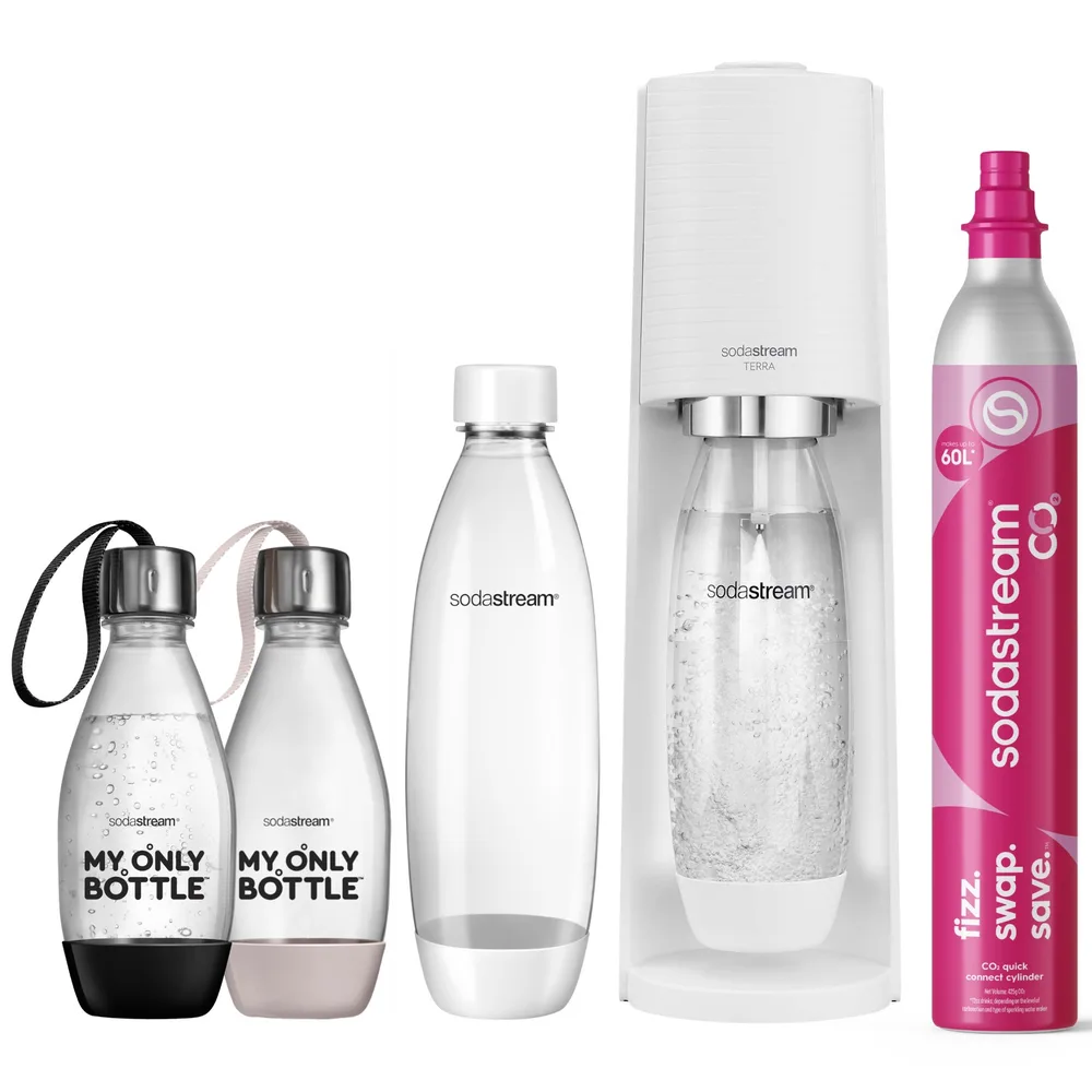 Сатуратор SodaStream Terra White с 2 бутылками MOB
