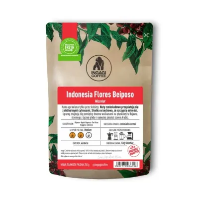 Кофе в зернах Ingagi Coffee Indonesia Flores Beiposo, 250 г