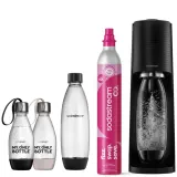 Сатуратор для газирования воды SodaStream Terra, черный, + бутылки My Only Bottle — фото 1