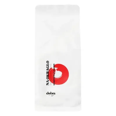 Кофе в зёрнах Dobra NA OKRAGLO, купаж ziaren, 1 кг