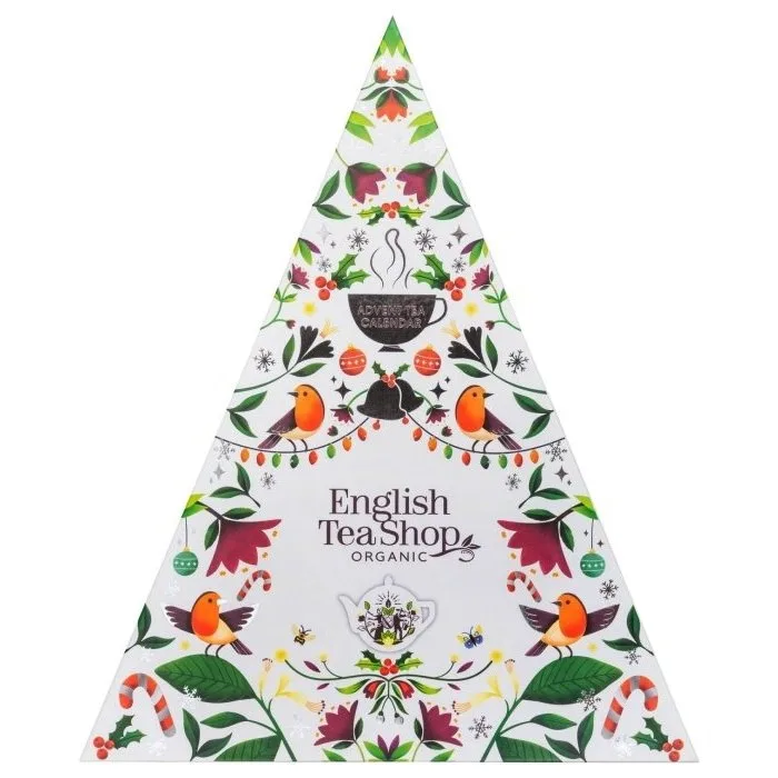 Адвент-календарь чай English Tea Shop «Белая ёлочка» 25х2 г