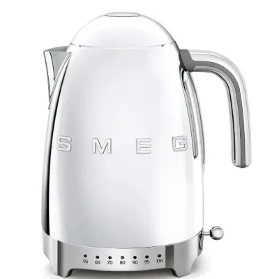 Электрический чайник Smeg KLF04SSEU с регулировкой температуры, сталь, 1,7 л