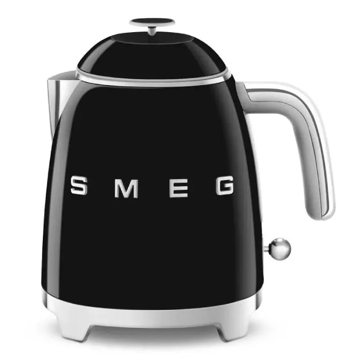 Электрический чайник Smeg KLF05BLEU MINI черный, 0,8 л