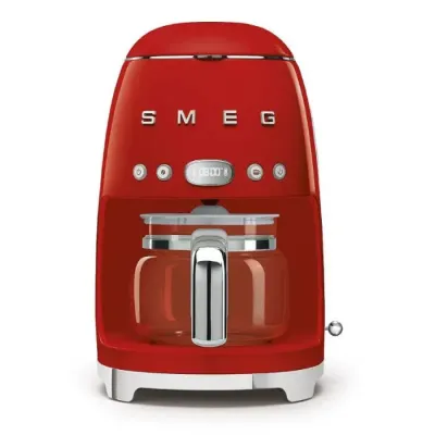 Переливная кофеварка Smeg DCF02RDEU, красная