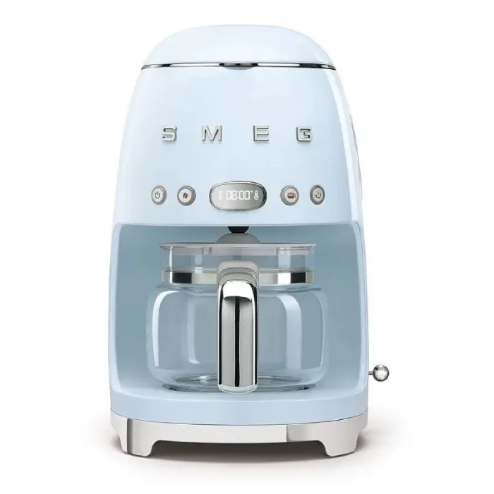 Переливная кофеварка Smeg DCF02PBEU, голубая
