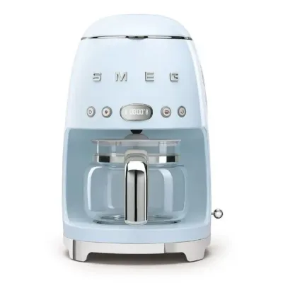 Переливная кофеварка Smeg DCF02PBEU, голубая
